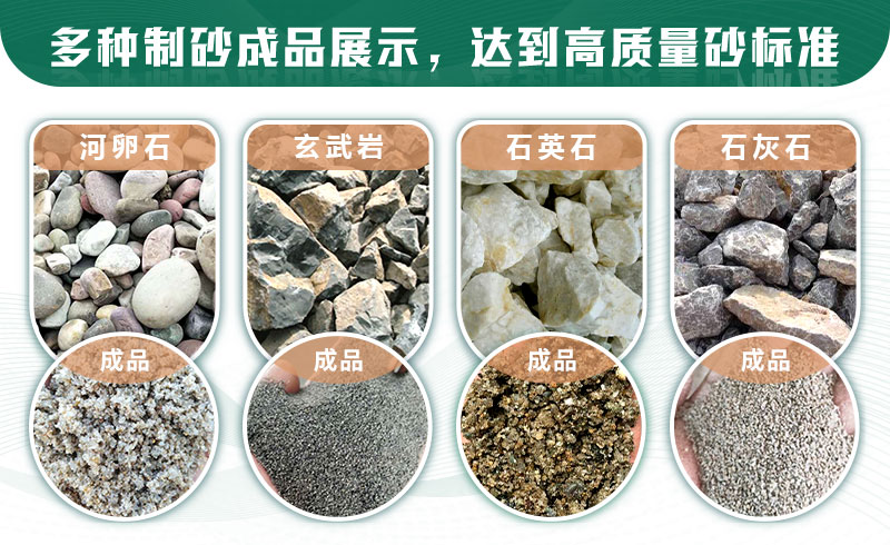 什么樣的石頭適合制砂？制沙生產(chǎn)線如何配置？