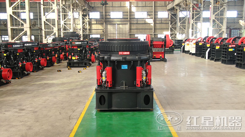300型圓錐破碎機型號及參數(shù)，一小時能生產(chǎn)多少噸石子？